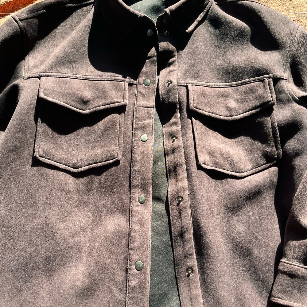 Beautiful soft Woman’s Brown Casual button up